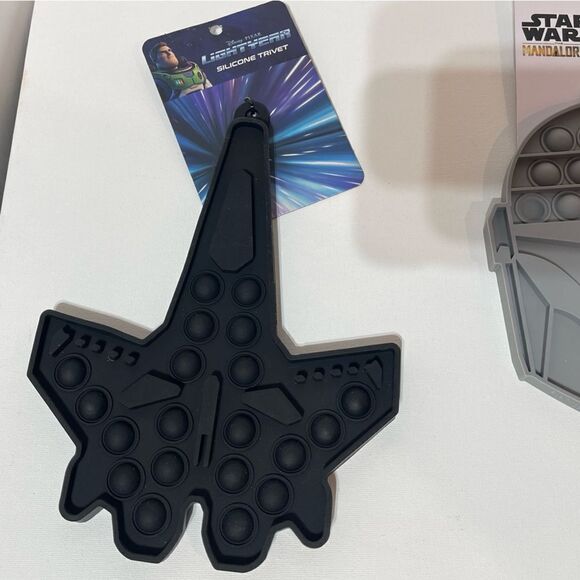 Disney Star Wars and Buzz Lightyear Silicone Trivets Set of 3 NWT - Picture 3 of 6